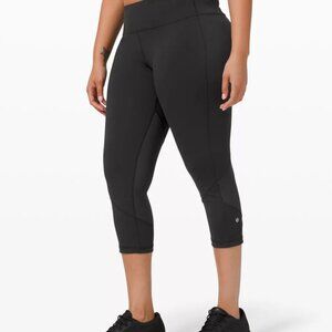 Lululemon Pace Rival Crop 22" / Black / Size 8